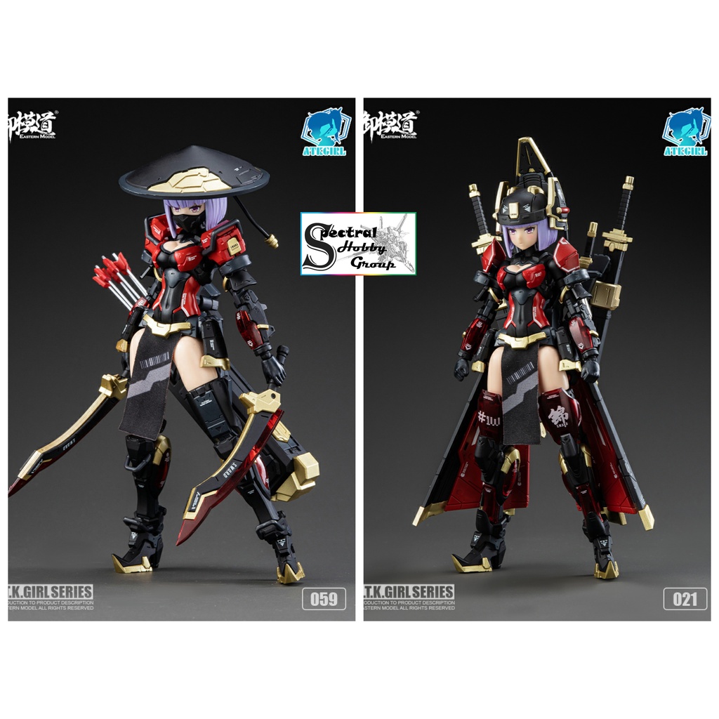 Mô hình lắp ráp Figure ATKGIRL Jin Yi Wei Ji Niang JW021 JW059 Silent Eye Death PA pretty armor