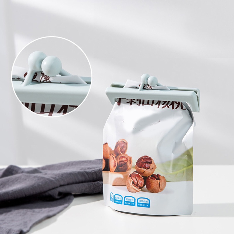 Set 2 Kẹp Miệng Túi Thực Phẩm Bằng Nhựa Chống Ẩm Tiện Dụng