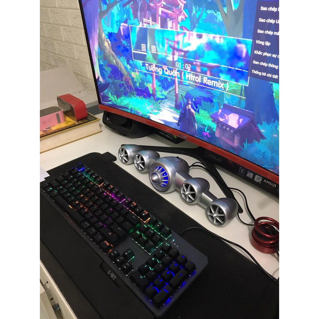 Bàn Phím Cơ Gnet - Bàn Phím Gaming giá rẻ bản Blue switch
