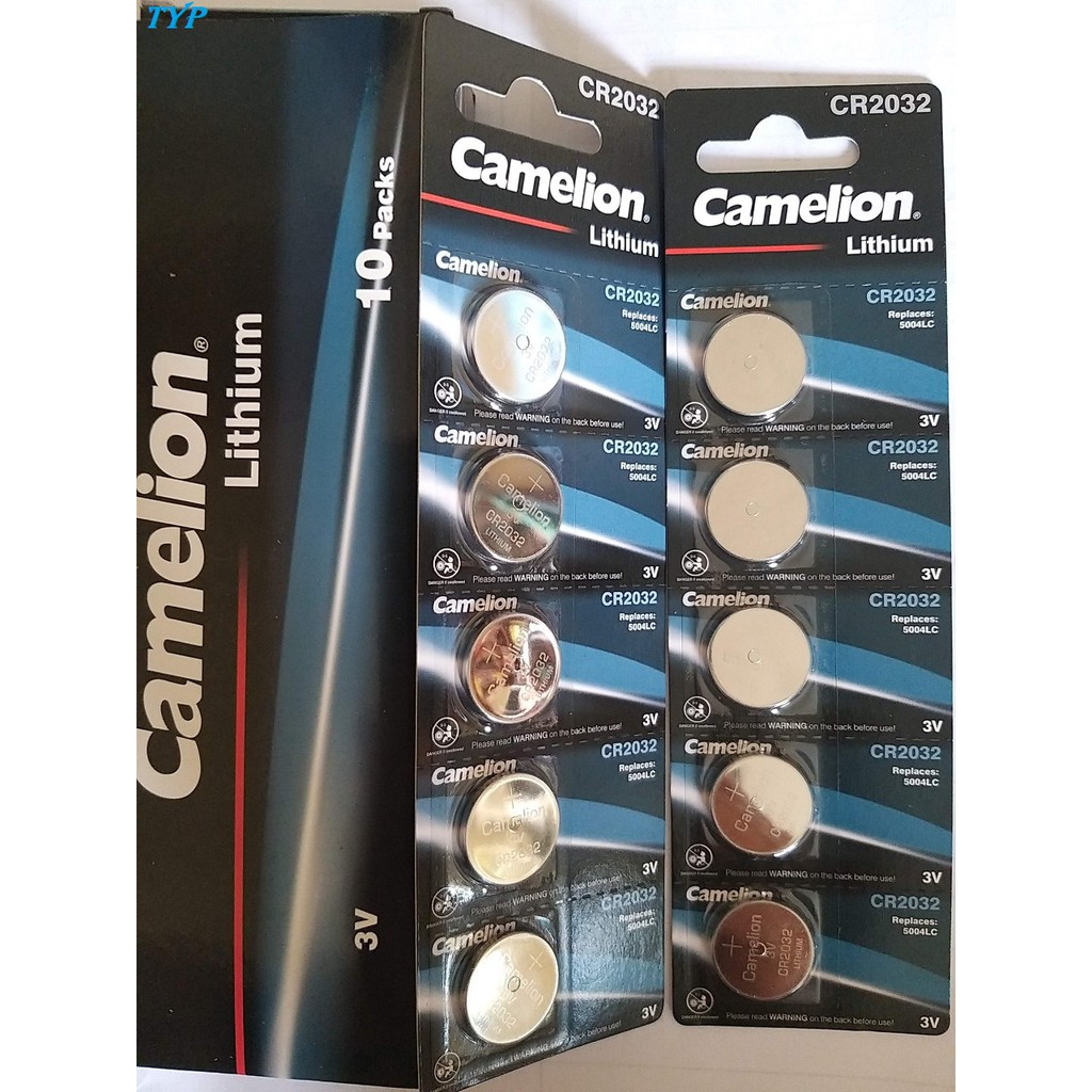 Vỉ 5 Viên Pin CR2032 / CR 2016 / CR 2025 /  CR 1220 / CR 1632 / CR 1620 CAMELION 3V