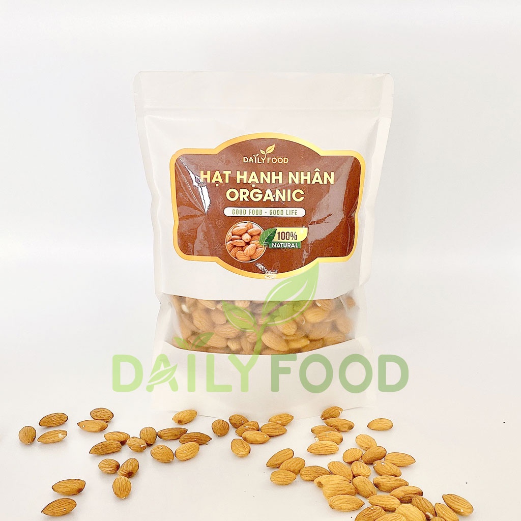 Hạnh nhân sấy DailyFood nguyên vị thơm giòn 600g hàng nhập khẩu