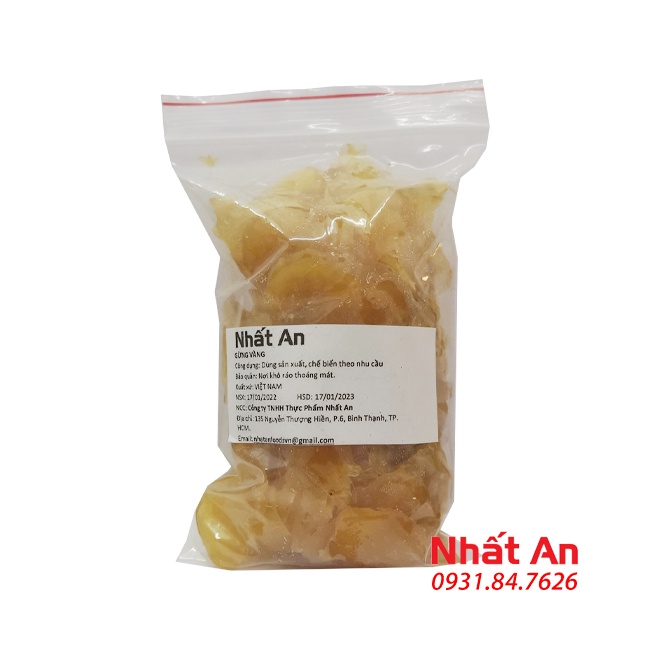 Mứt gừng vàng Mứt gừng vàng thái lát (500gr/ 1000gr)