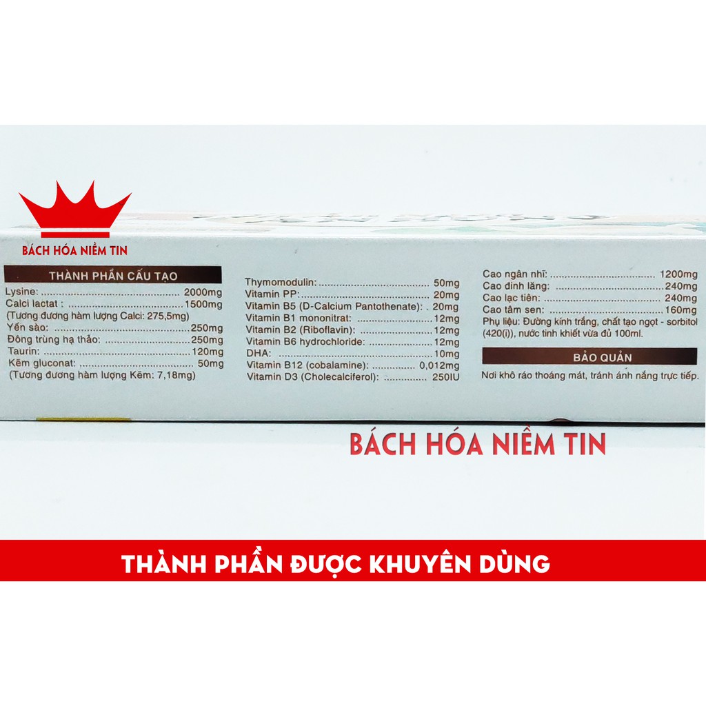 Yến ăn ngon An Hưng - bổ sung yến sào, lạc tiên, tâm sen và các vitamin giúp tiêu hóa khỏe, ăn ngon, tăng sức đề kháng