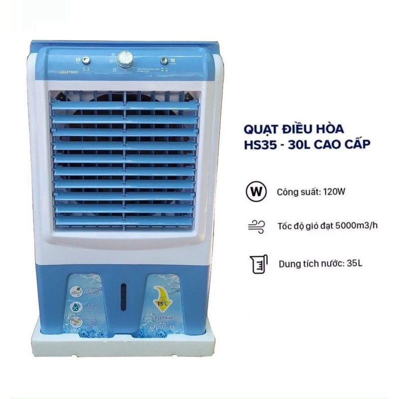 QUẠT ĐIỀU HOÀ HƠI NƯỚC HS35A LÀM MÁT KHÔNG GIAN NHẦ BẠN BảoHành 12 Tháng