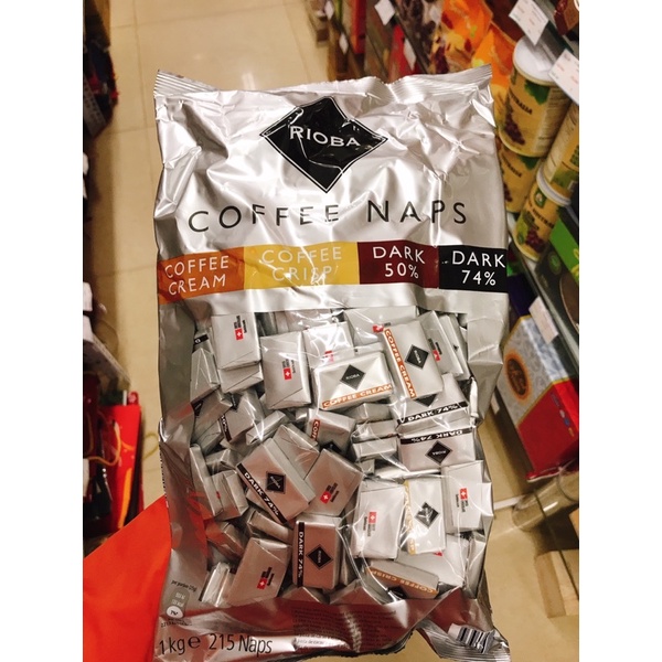 Socola Rioba Coffe naps, Choco Naps 1kg - Nội Địa Đức