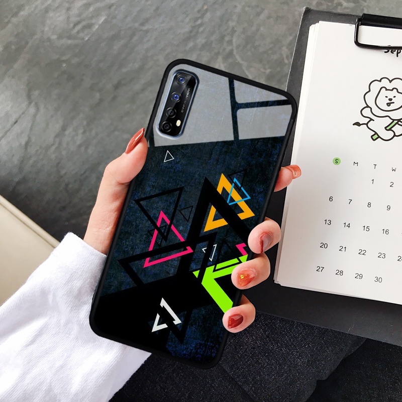 Ốp lưng kính cường lực Realme 7 - in hình 3D