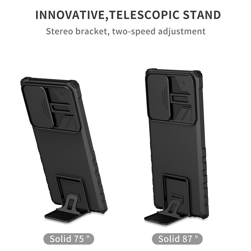 Ốp Điện Thoại Chống Sốc Có Nắp Trượt Bảo Vệ Camera Cho Samsung Galaxy Note 20 / Note 20 Ultra 5G