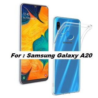 Ốp lưng dẻo trong suốt điện thoại Samsung Galaxy A20