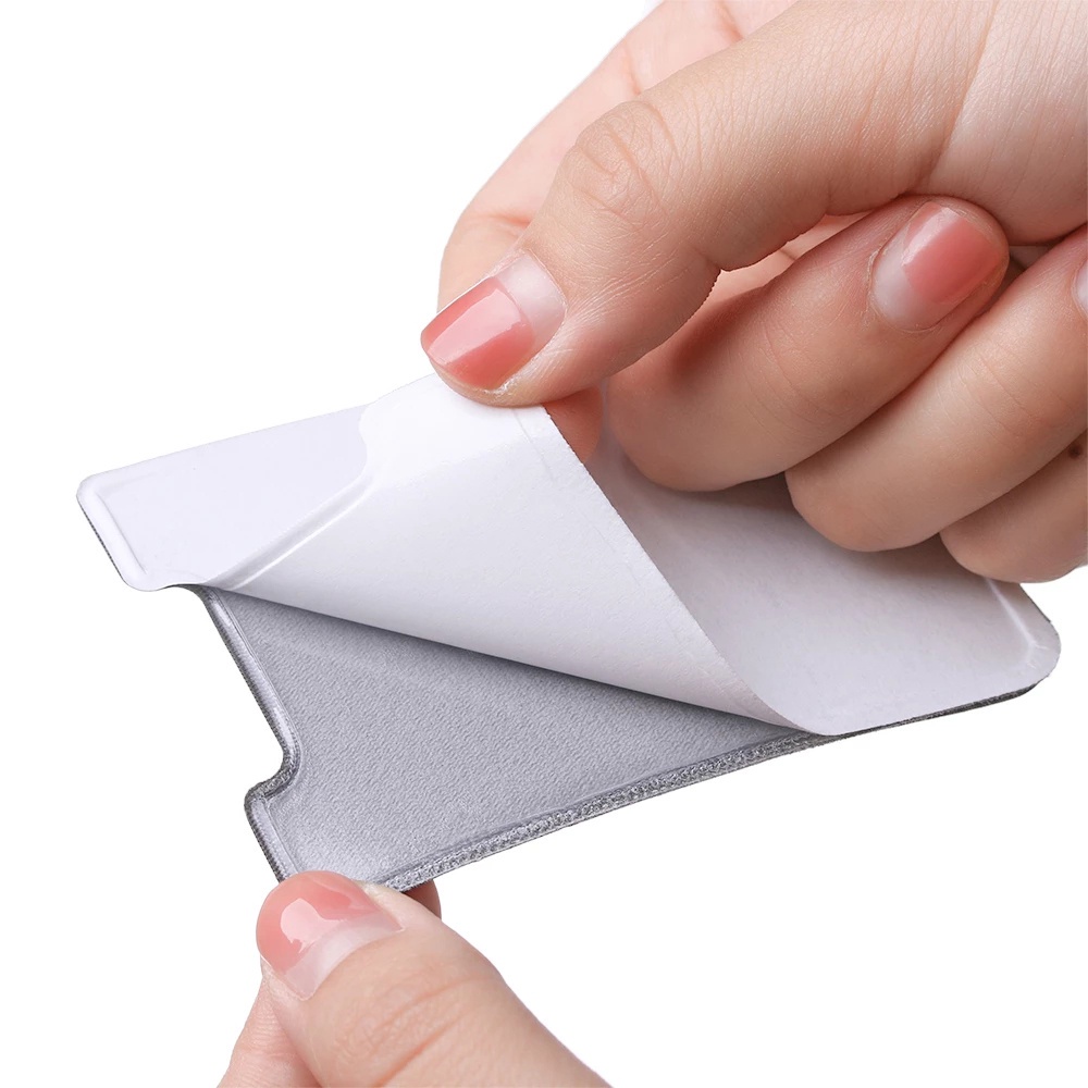 Túi đựng thẻ ID/ thẻ đi xe bus dán ốp điện thoại chất lượng cao nhiều màu tuỳ chọn