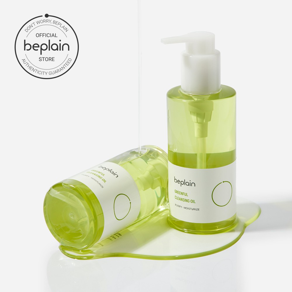 Dầu Tẩy Trang beplain Đậu Xanh - Greenful Cleansing Oil 200ml