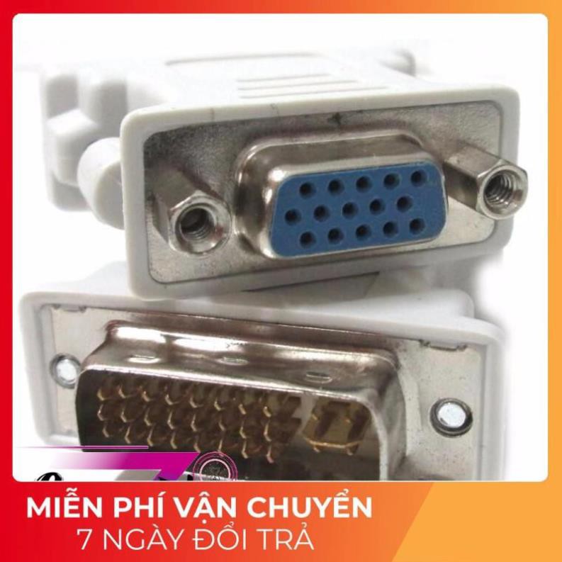 [FREESHIP] Đầu chuyển đổi DVI (24+5) cổng đực sang VGA cổng cái - Đầu chuyển DVI sang VGA