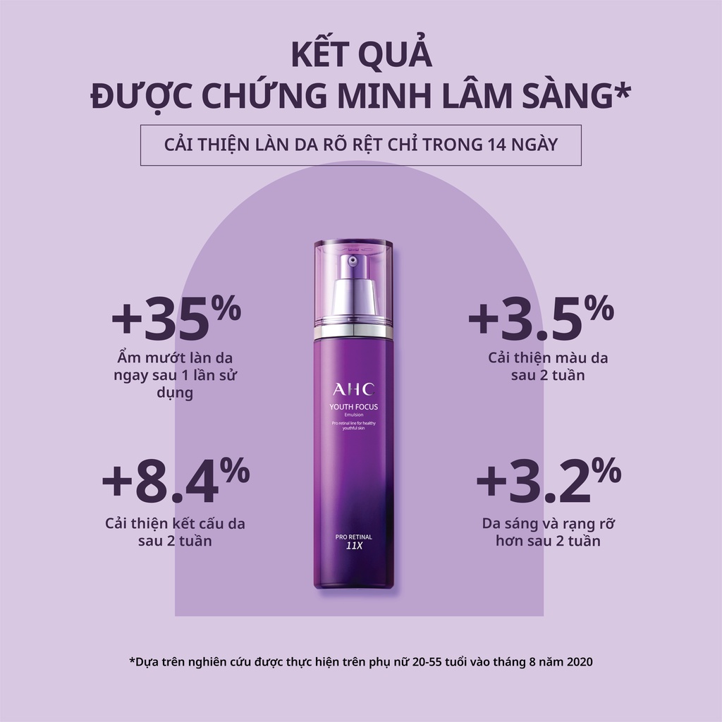 Sữa Dưỡng Chống Lão Hóa Ahc Youth Focus Emulsion 130ml