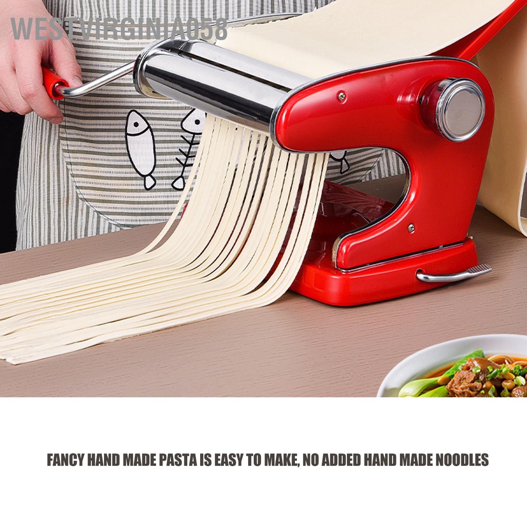 Có thể bán buôn Máy làm mì ống Loại máy hút gia dụng Thép không gỉ nhỏ đa chức năng ép bằng tay cán Westvirginia058 Hàng giao ngay
