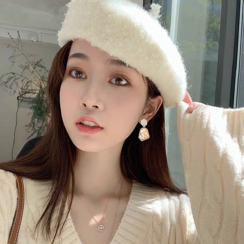 Hoa tai đính hạt xinh nữ tính - Maben