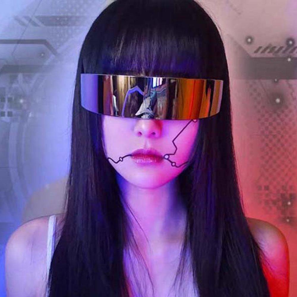 Upstop Kính Mát Không Gọng Chống Tia UV Nhiều Màu Sắc Phong Cách Steampunk Gothic Thời Trang Cổ Điển Cho Nam Và Nữ Dự Tiệc