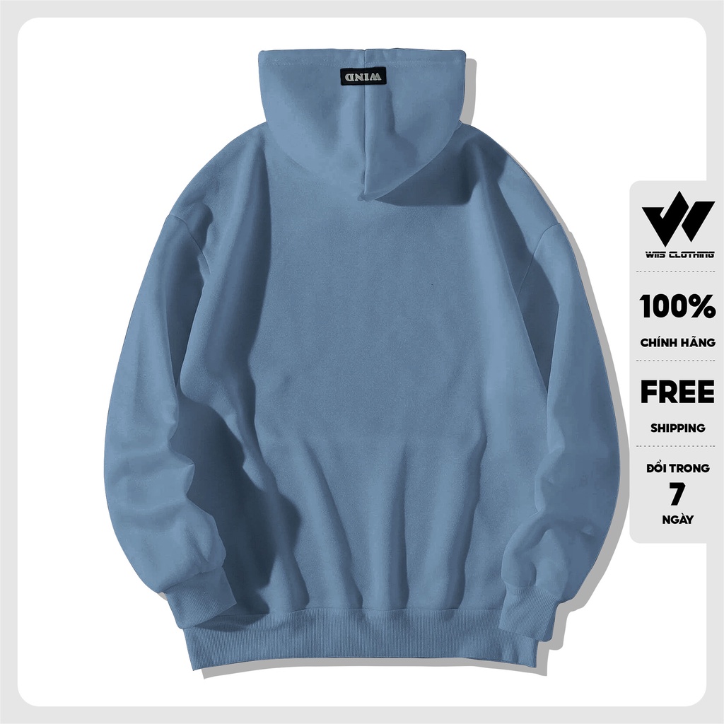 Áo hoodie unisex form rộng WIIS nỉ BREAK thời trang nam nữ oversize ulzzang
