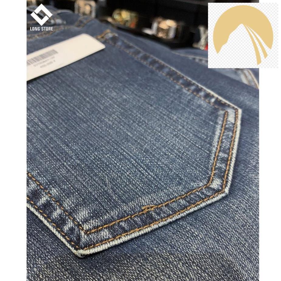 🤶 Quần jean nam trơn màu xanh đậm cao cấp ống đứng dáng ôm skinny chất bò co giãn đẹp chuẩn Hàn Quốc Tron74 🤶