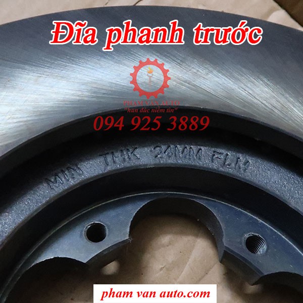 Đĩa Phanh trước Ford Transit - Đĩa Thắng Transit CHÍNH HÃNG mã 6C111125AB chính hãng giá rẻ Phạm Văn Auto