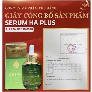 Serum HA Balaluta chiết suất từ nấm linh chi Thu Hằng