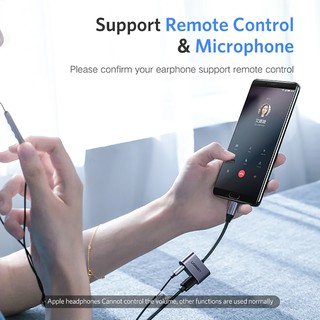 Cáp USB Type C ra Audio 3.5mm & USB C Sạc Cao Cấp UGREEN 50596