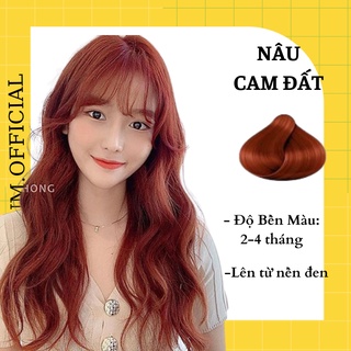 Thuốc Nhuộm Tóc Màu NÂU CAM ĐẤT Không Tẩy Tặng Găng Tay, Trợ Nhuộm | Bum Hair