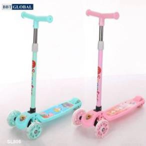 XE TRƯỢT SCOOTER - CHÍNH HÃNG - GIÁ CỰC CHẤT 3 bánh/ màu hồng dễ thương. Hàng dùng cho Bé