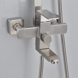 BỘ SEN VUÔNG NÓNG LẠNH INOX MỜ