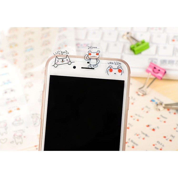 Set 329 sticker trong Emoji chống thấm/ nước STG047