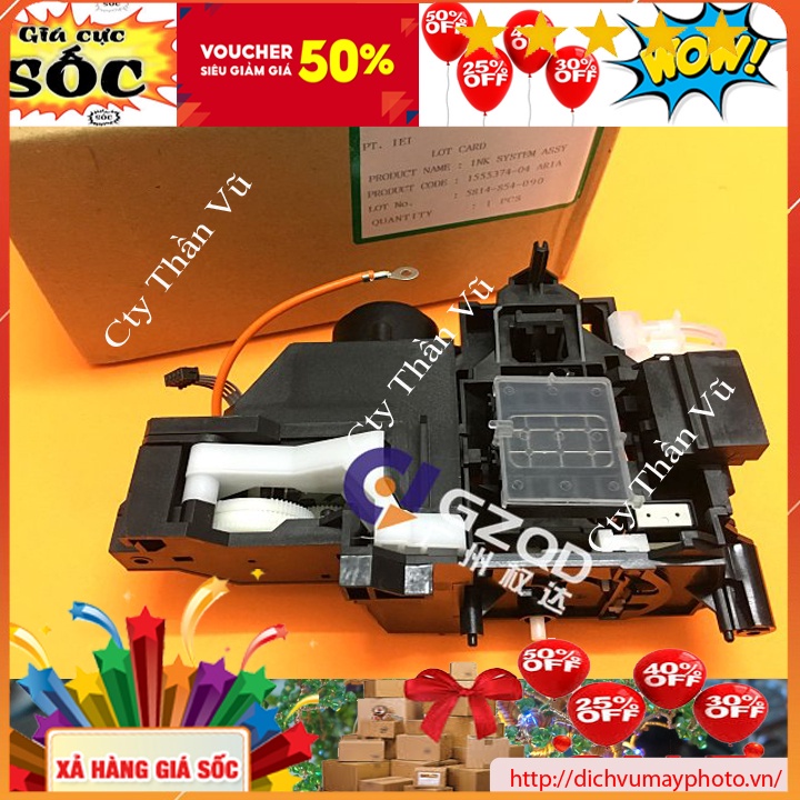 Cụm bơm hút mực mới 100% cho máy in màu Epson 1390 L1800 1430 ME1100 L1300 hàng chuẩn bền đẹp có bảo hành INECO