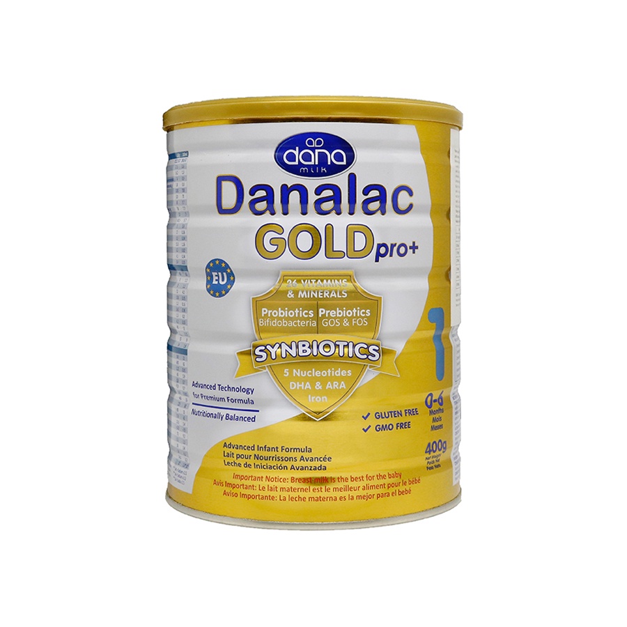 Sữa công thức Danalac Thụy Sĩ Gold pro+ 400gr và 800gr