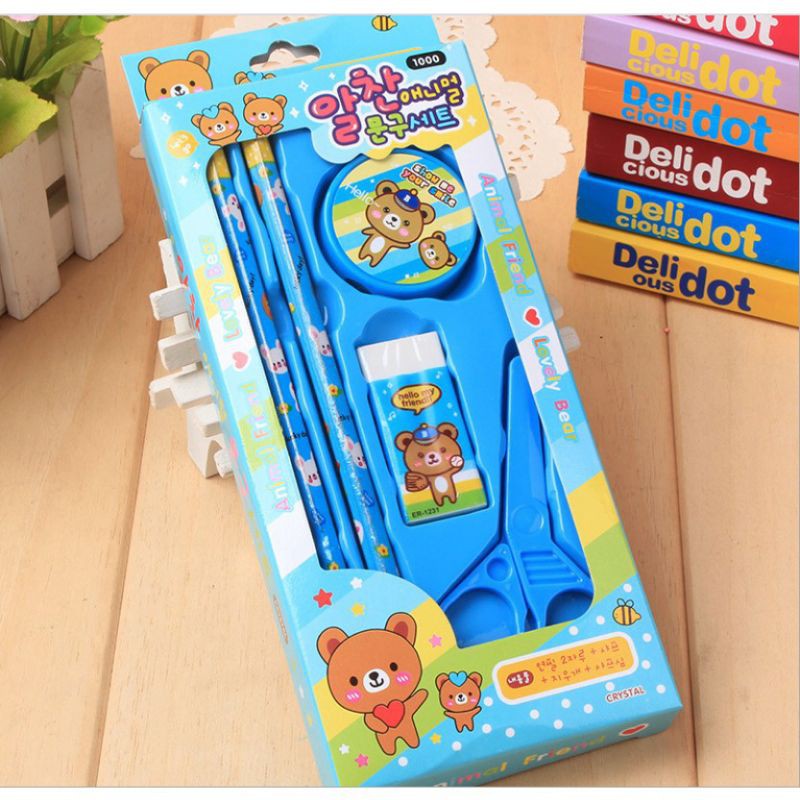 Dụng cụ học tập 5 món | BigBuy360 - bigbuy360.vn