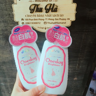 Kem dưỡng trắng da Face và Body one day