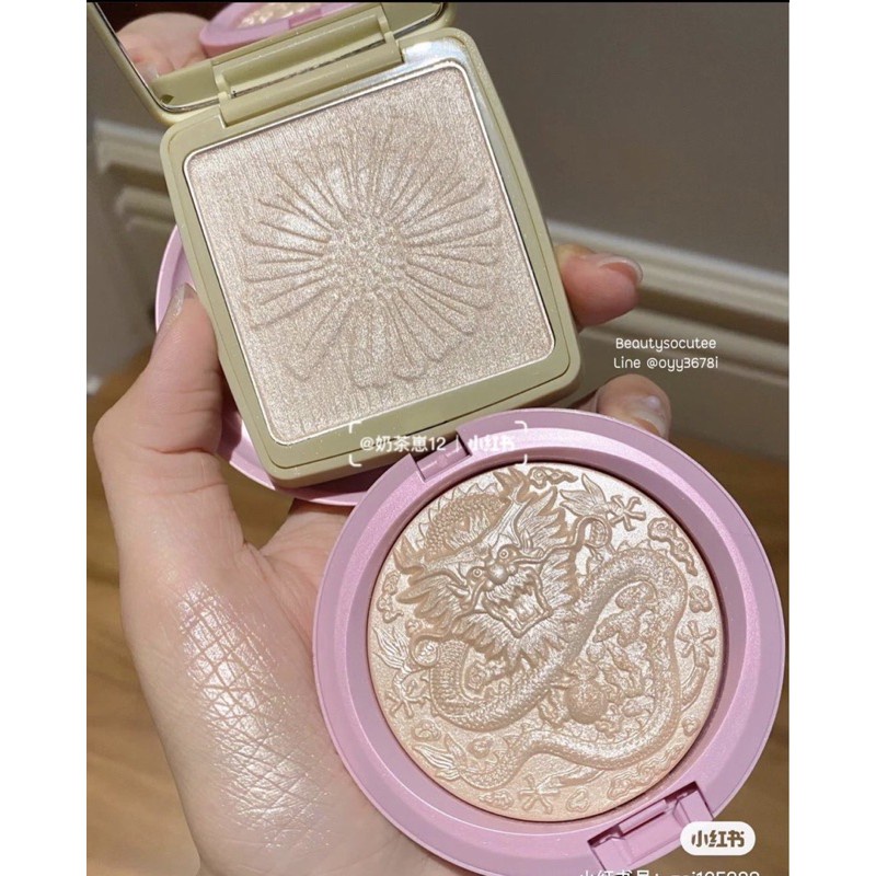 Phấn Phủ Bột Nhũ Phấn Bắt Sáng GOGO TALES - Highlight bắt sáng hoa cúc Heartbeat Stereoscopic Highlighter .