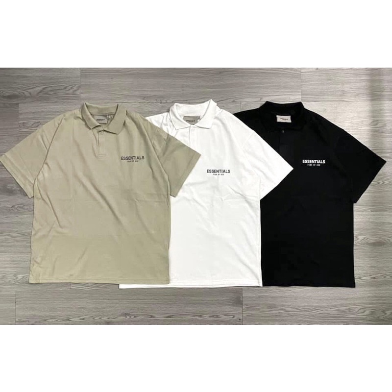 Áo Polo ESSENTIALS FEAR OF GOD mã TG 26 - Full tem tag