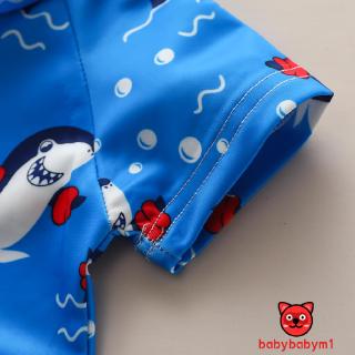 Đồ Bơi Liền Thân Hình Cá Mập Cho Bé Trai