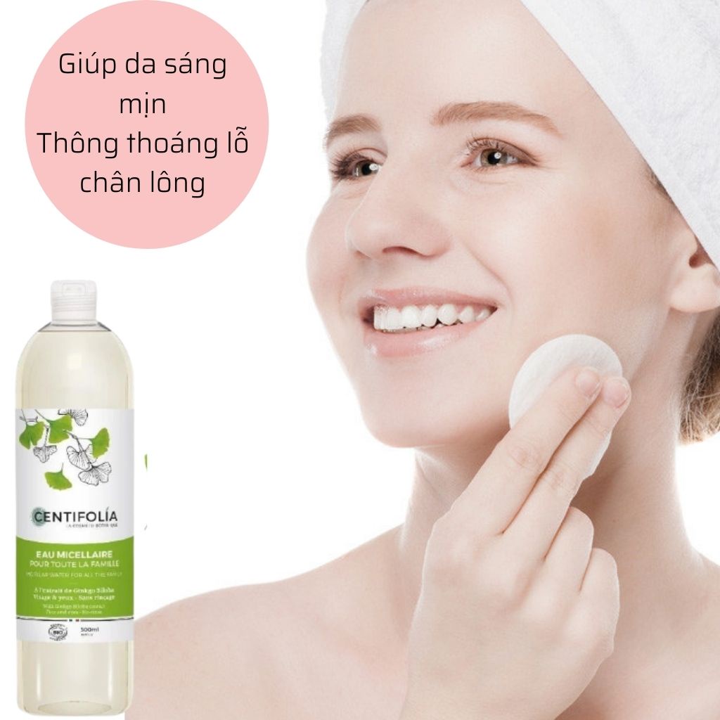 Nước tẩy trang Centifolia Eau Micellaire tinh chất rau má làm sạch sâu cho cả gia đình - zavenci | BigBuy360 - bigbuy360.vn
