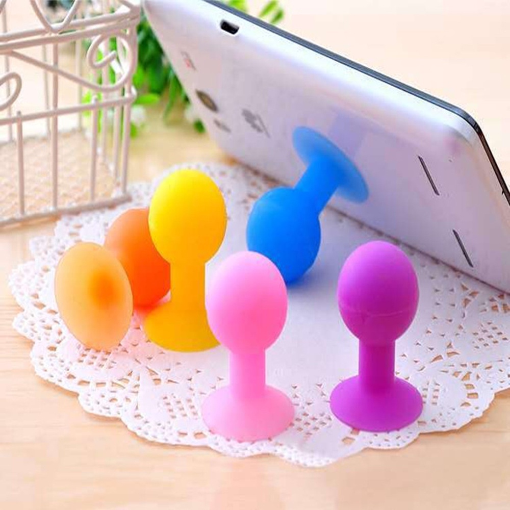 1 Giá Đỡ Điện Thoại Bằng Silicon Hình Bạch Tuộc Màu Sắc Ngẫu Nhiên