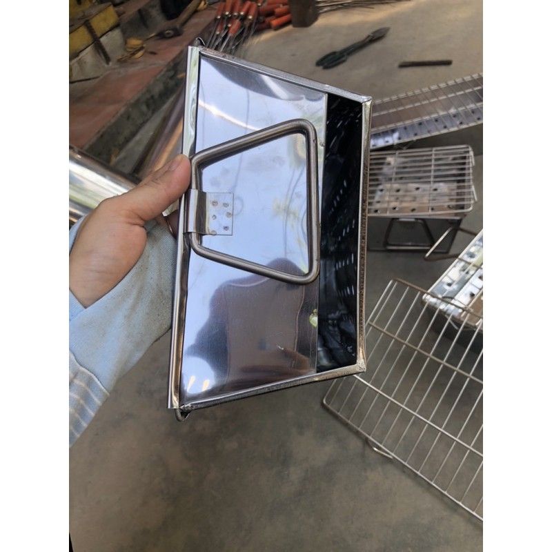 Bếp nướng inox than hoa