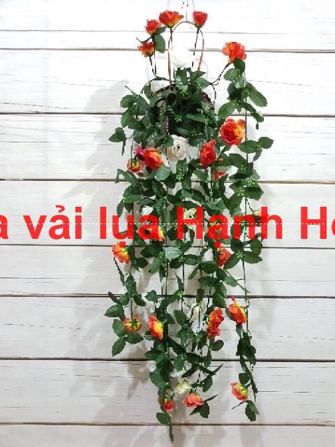 Bụi hoa hồng rủ - Hoa giả