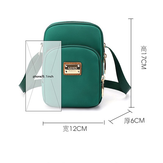 Túi Đeo Chéo Đựng Điện Thoại Chống Nước Thời Trang Hàn Quốc Dành Cho Nữ