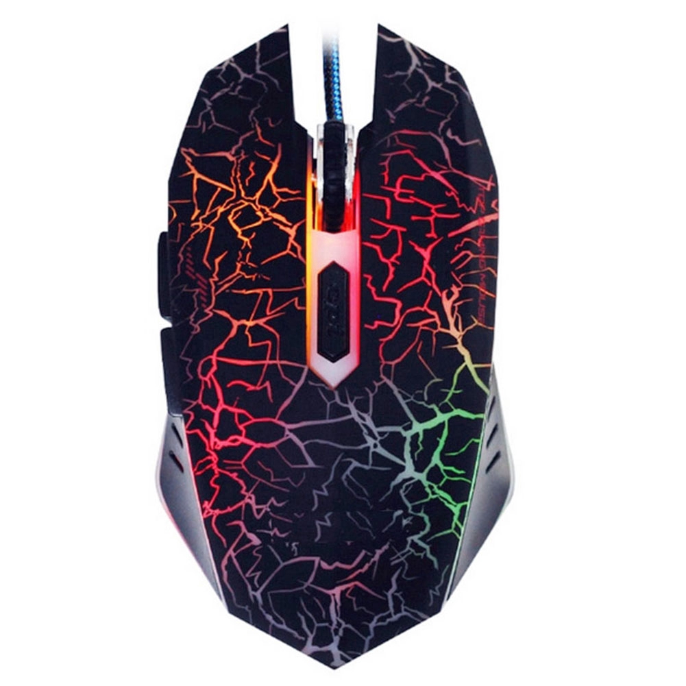 【COD】 Computer&amp;amp;Laptop Mouse Backlight Gaming Optical Wired Mice With Six Button