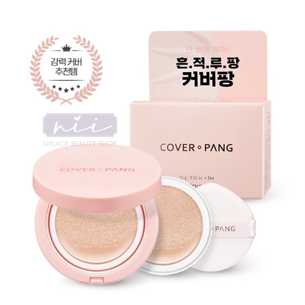 (THANH LÝ HỘP MÓP Kèm lõi refill) Phấn nước A'pieu Cover-Pang Cushion Set