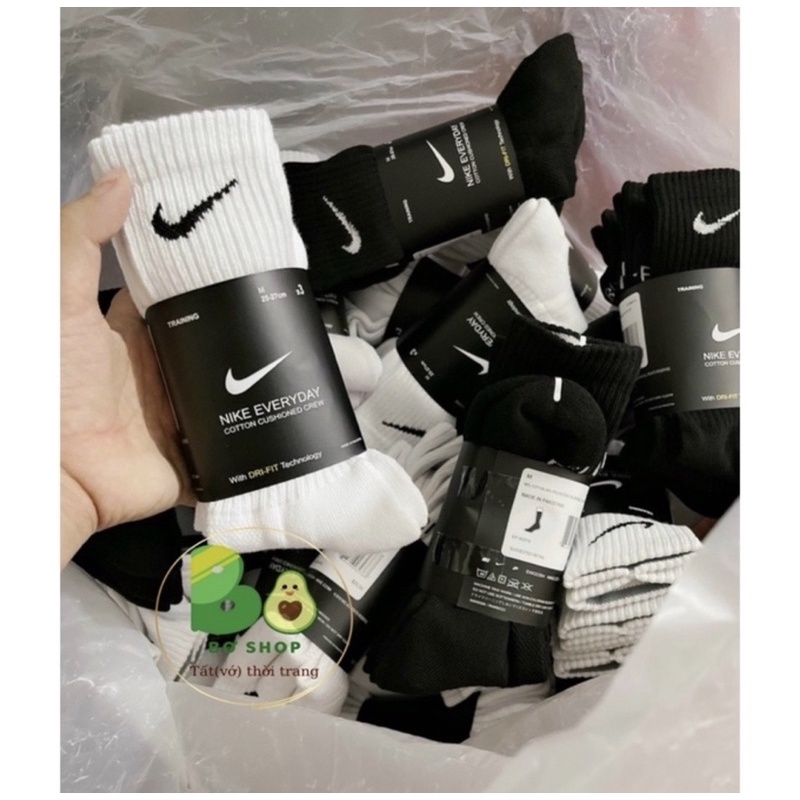 Pack 3 đôi Tất cao cổ, cổ ngắn nam nữ thể thao phong cách trẻ trung chất liệu thoáng mát, thấm mồ hôi