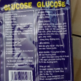 Đường Glucose 200gr
