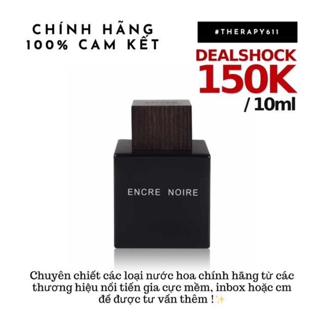 [10ml]..::✨Mẫu Thử Nước Hoa Nam 𝗟𝗔𝗟𝗜𝗤𝗨𝗘 𝗘𝗡𝗖𝗥𝗘 𝗡𝗢𝗜𝗥𝗘✨::..