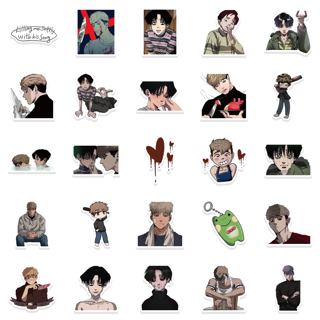 Bộ 50/25/10 Miếng Dán Họa Tiết Killingstalking