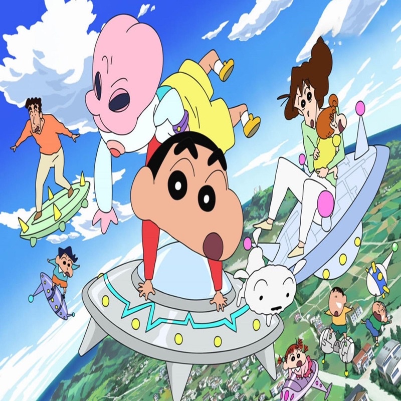 Bộ tranh đính đá 5D tự làm hình cậu bé bút chì 30*30cm