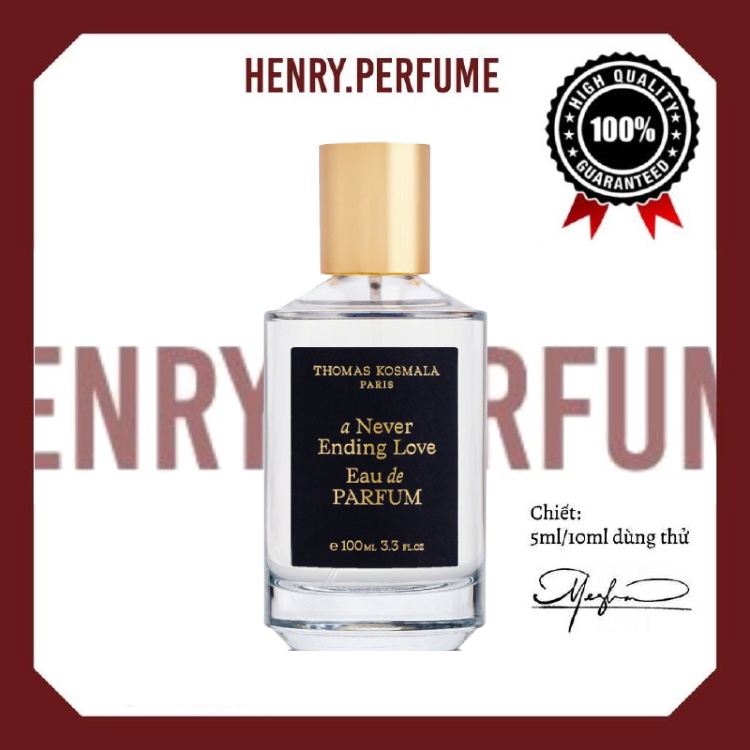 Nước Hoa Niche - Thomas Kosmala A Never Ending Love Edp