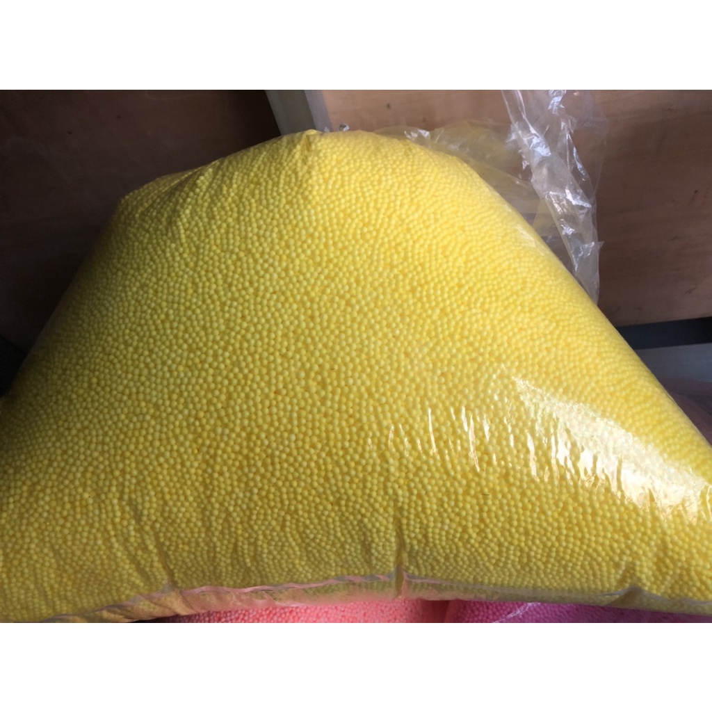 1kg Hạt Xốp Màu Dùng Bỏ Hộp Quà Tặng, Sinh Nhật, chơi Slime...