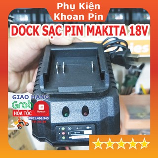 ĐẾ sạc chuyên dụng pin Makita 18V , sạc 2A ( dành cho vỏ pin trung quốc ) (P017)
